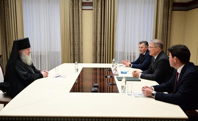 Хабиров поздравил митрополита Филарета с избранием на пост главы Уфимской епархии Хабиров поздравил митрополита Филарета с избранием на пост главы Уфимской епархии