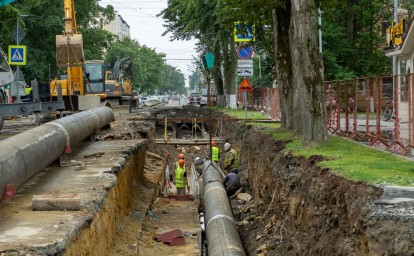 Основные работы на чеховском коллекторе в Южно-Сахалинске должны завершиться к 3 сентября