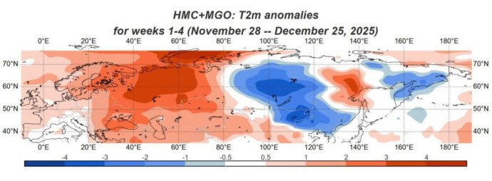 Декабрь в Кировской области обещает стать аномально теплым — температура будет выше нормы на 4 градуса Декабрь в Кировской области обещает стать аномально теплым — температура будет выше нормы на 4 градуса