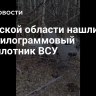 В Курской области нашли 200-килограммовый беспилотник ВСУ