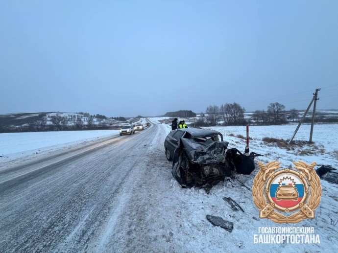 Погибла сразу: в Башкирии на трассе произошло страшное ДТП