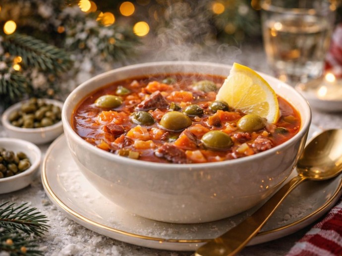 Солянка сочетает мясо, копчёности, каперсы и томаты —  Allrecipes