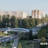 В Белгороде на пешеходном мосту на Ватутина установили подсветку