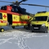 Санавиация доставила в клинику двоих детей в тяжёлом состоянии