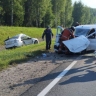 Водитель Skoda Octavia погиб во время аварии на костромской трассе