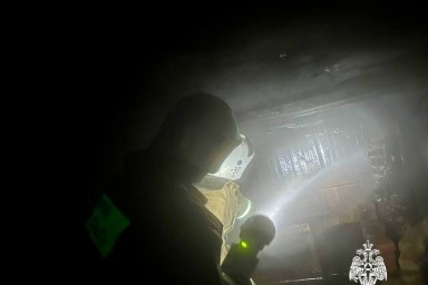 В Тверской области горела баня