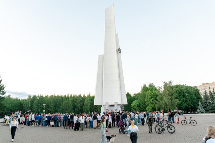 В парке Победы отключат Вечный огонь