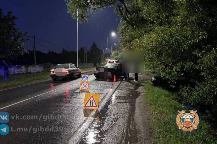 В Гурьевском районе водитель стал причиной ДТП с пострадавшим