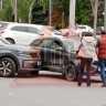 В Пензе две машины попали в жесткое ДТП на парковке