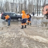 Воду активно выгоняют с улиц Костромы