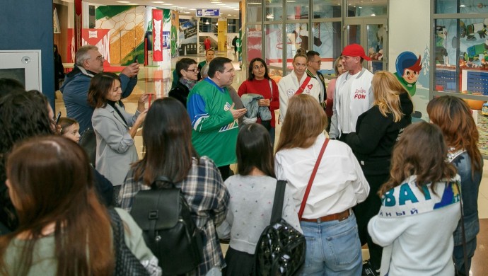 В Уфе Роман Костомаров участвовал в необычной акции