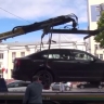 В Курске начали штрафовать за парковку на тротуаре улицы Ленина
