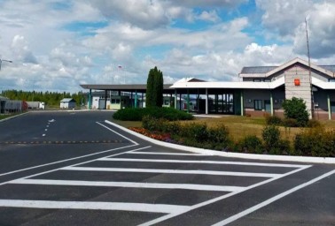 В Псковской области реконструируют автомобильный пункт пропуска с Латвией