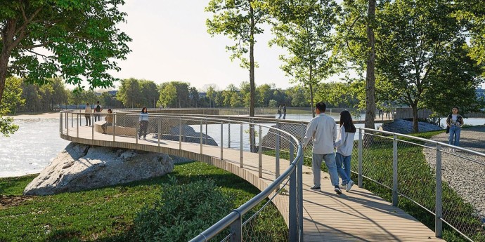 В Мневниковской пойме появится 2,5 км набережных В Мневниковской пойме появится 2,5 км набережных