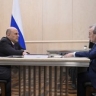 Встреча Михаила Мишустина с президентом Российской академии наук Геннадием Красниковым