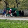 Деда Мороза в компании Человека-паука заметили в Свободном