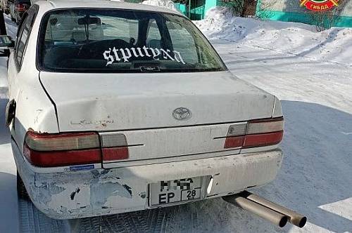Владельца громкой иномарки наказали в Приамурье