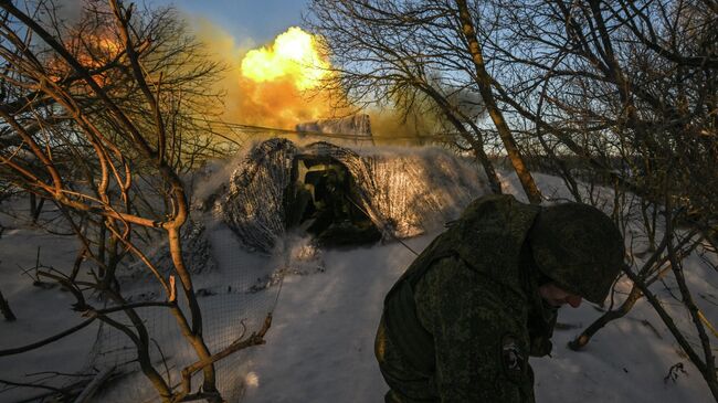 Артиллеристы уничтожили до взвода украинских боевиков в Харьковской области
