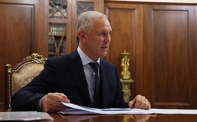 Встреча с губернатором Херсонской области Владимиром Сальдо