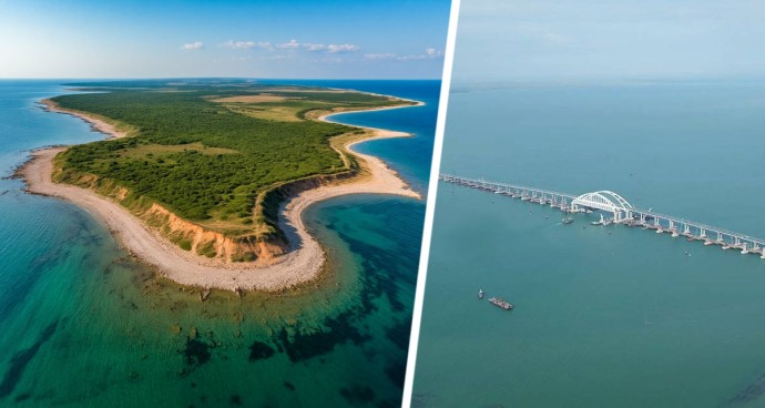Пробки перед Крымом, куда пойти в Тамани: Найти душевное равновесие на Мысе Тузла - единение двух морей