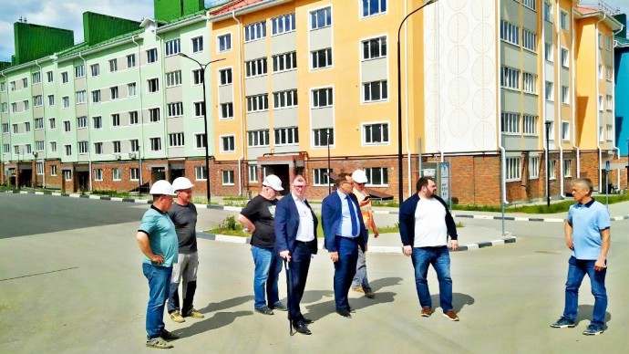 В Туле проконтролировали строительство многоквартирных домов
