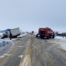 Один человек погиб и один пострадал в столкновении двух автофургонов и пожарной машины в пригороде Саранска