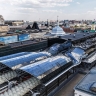 Уникальные навесы установили в ходе обновления Ленинградского вокзала
