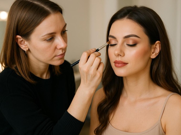 Один штрих кистью — и нависшее веко исчезает с лица