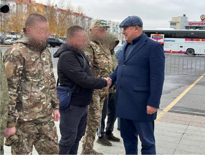 В Уфе проводили на фронт участников СВО В Уфе проводили на фронт участников СВО