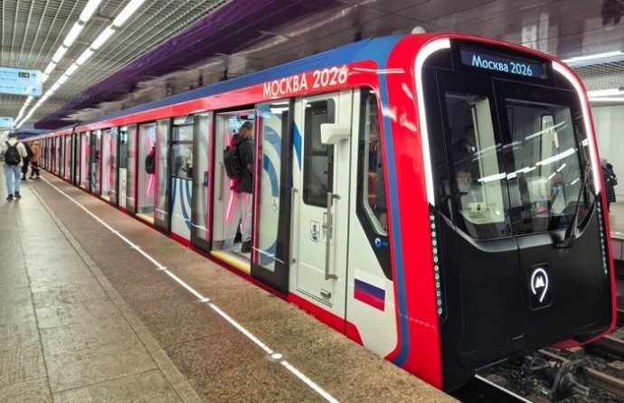 Самые современные поезда «Москва-2026» начали курсировать по Замоскворецкой линии московского метро