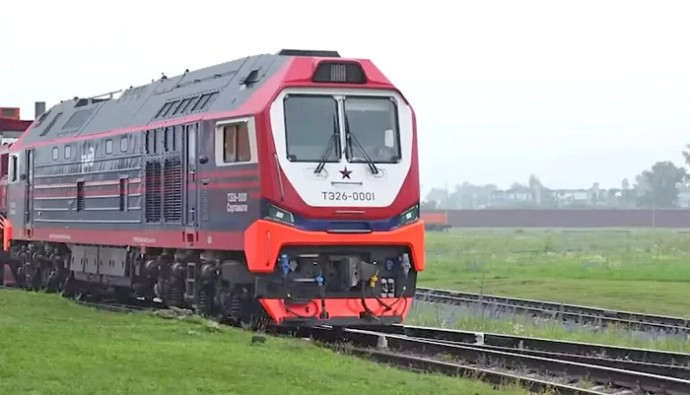 Новый российский грузопассажирский тепловоз ТЭ26 завершил опытный пробег Новый российский грузопассажирский тепловоз ТЭ26 завершил опытный пробег