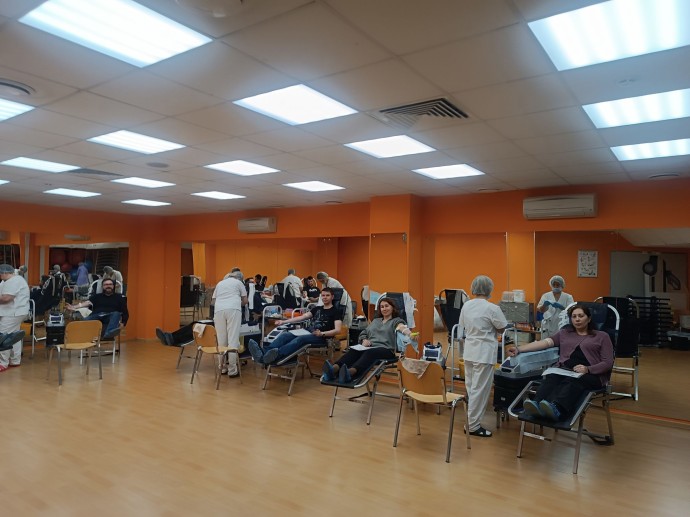 Сотрудники Сбера в Ярославле сдали 36 литров крови в корпоративный День донора Сотрудники Сбера в Ярославле сдали 36 литров крови в корпоративный День донора