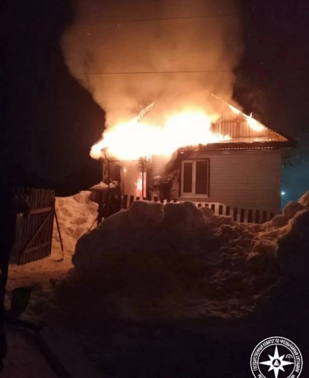 При пожаре в Башкирии сгорела женщина При пожаре в Башкирии сгорела женщина