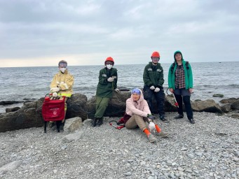 Астраханские добровольцы провели тренинг для анапских волонтёров по тушению природных пожаров