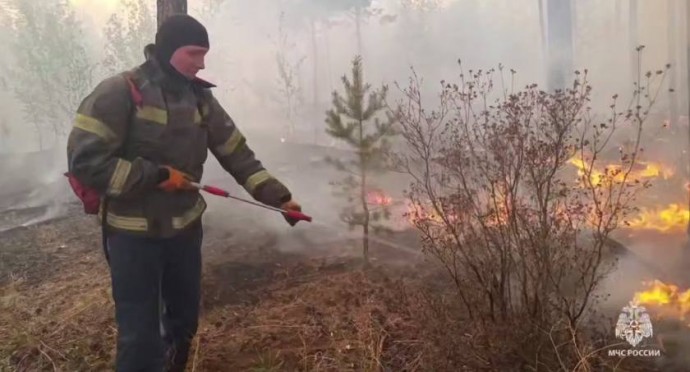 В Забайкалье не удаётся потушить огромный лесной пожар