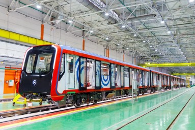 На Замоскворецкую линию метро вышел состав серии «Москва-2026»