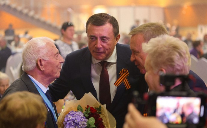 Сахалинский ветеран Василий Андреев отметил юбилей в день 80-летия Великой Победы