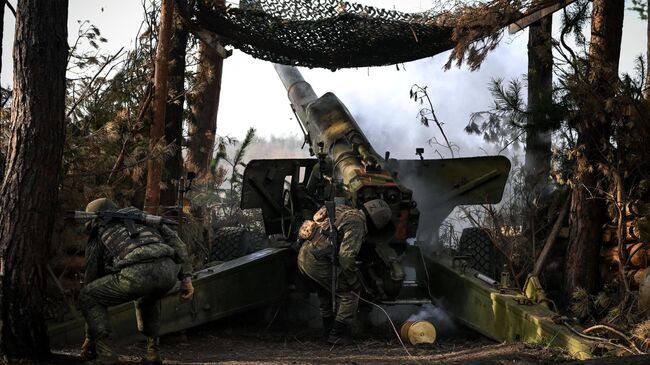 Артиллеристы "Востока" уничтожили опорные пункты ВСУ в Запорожской области