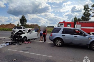 При столкновении машин в Тверской области пострадал человек