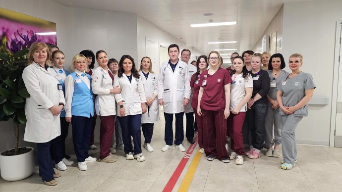 Собянин поздравил коллектив ГКБ имени Кончаловского с 60-летием больницы