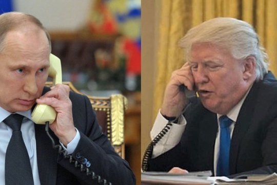 Трамп назвал «очень продуктивным» телефонный разговор с Путиным Трамп назвал «очень продуктивным» телефонный разговор с Путиным
