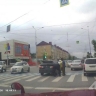 Затор образовался в Южно-Сахалинске из-за ДТП