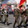 На Театральной площади проходит репетиция парада Победы