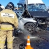 В Амурской области лоб в лоб столкнулись пассажирский автобус и Toyota Crown