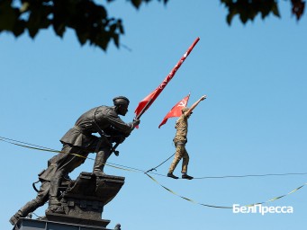 В Прохоровке снимают фильм с байкерами о победе в Великой Отечественной войне