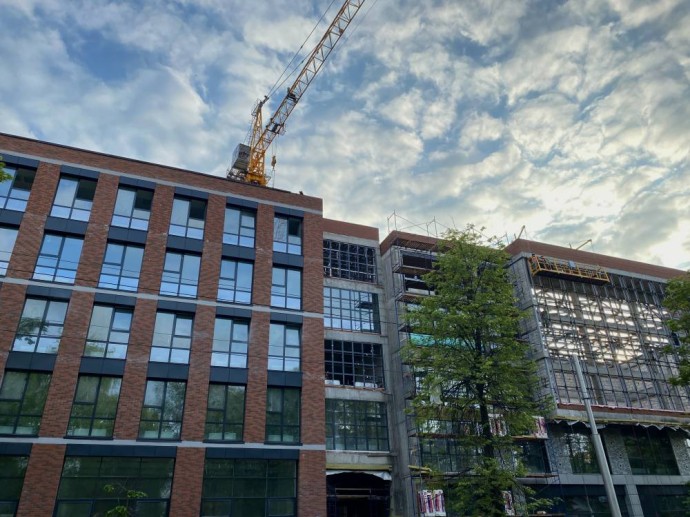 Демонтаж этажа авиационного техникума им. Швецова произвели согласно проекта реконструкции