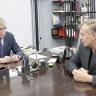 Дмитрий Миляев встретился с участником СВО, зачисленным в резерв управленческих кадров