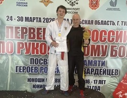 Спортсмен выиграл первенство России по рукопашному бою