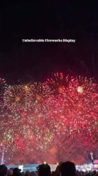 Установивший мировой рекорд новогодний фейерверк с тысячами дронов засняли на видео