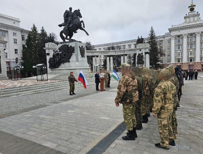 Бойцы башкирского батальона отправились в зону СВО после отпуска Бойцы башкирского батальона отправились в зону СВО после отпуска